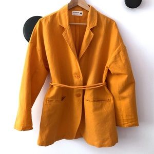 Back beat co. Linen / cotton blazer